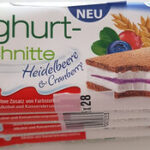 Joghurt Schnitte Bilberry-Cranberry T1 28g