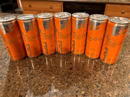 Boisson énergisante Red Bull orange